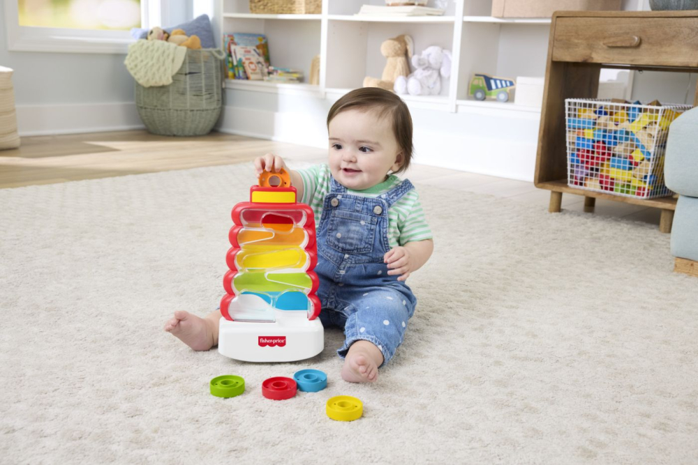 Fisher price jucarie de dezvoltare turn cu discuri colorate [4]