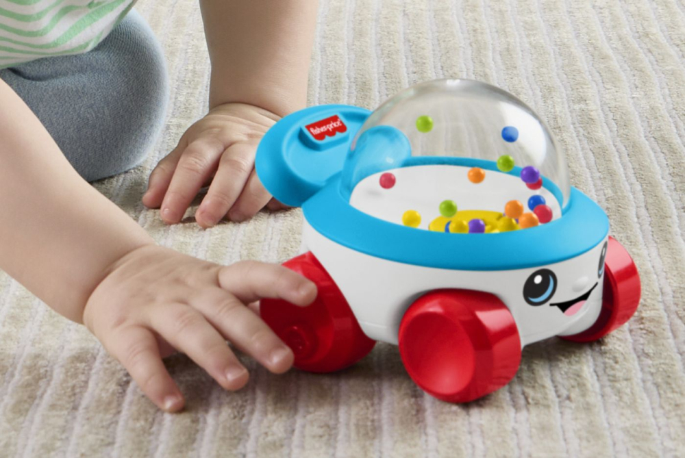 Fisher price jucarie de impins vehicul popcorn cu bile copii varsta 6 luni - 2 ani [7]