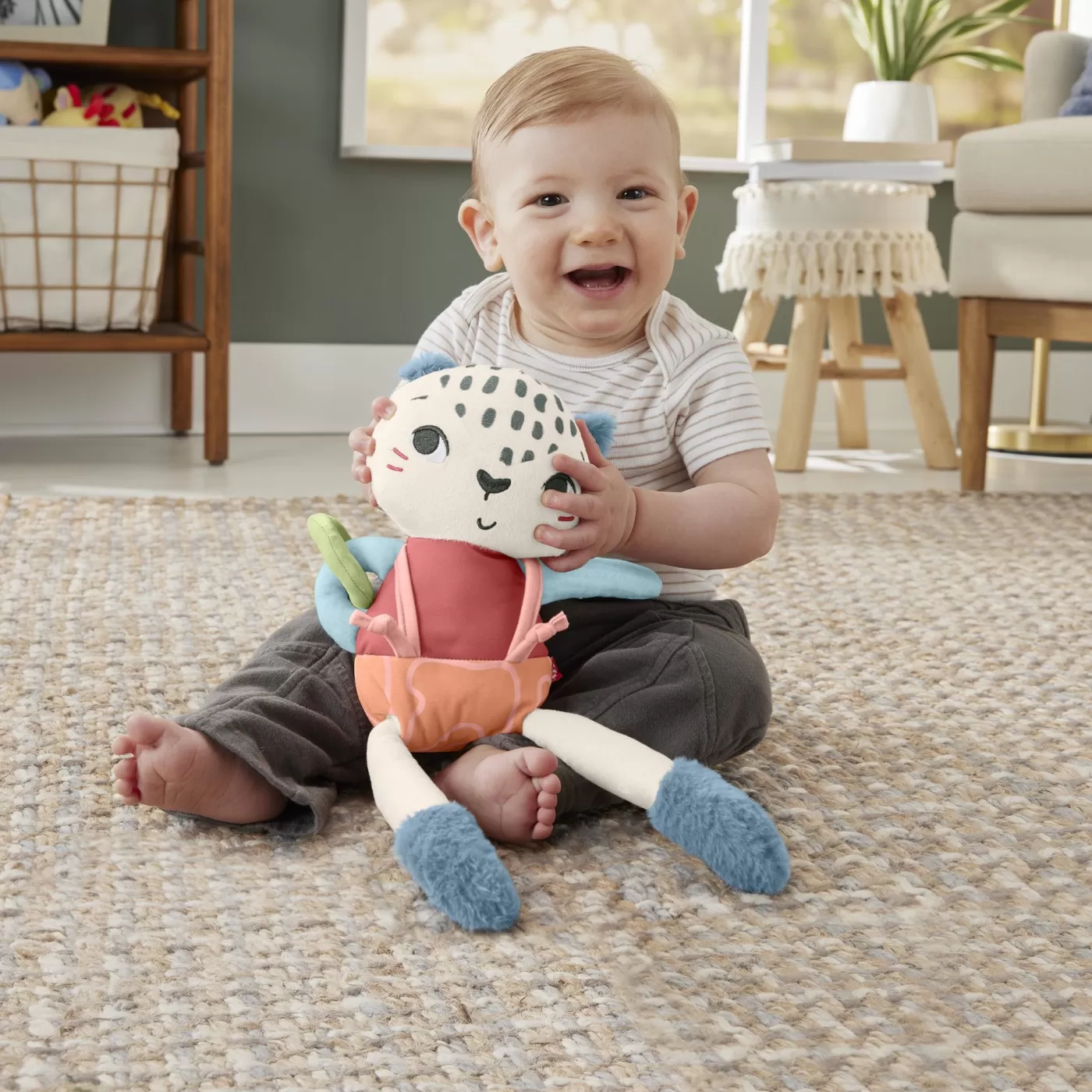 Fisher price jucarie de plus leopard de zapada, varsta de la 3 luni la 3 ani [3]