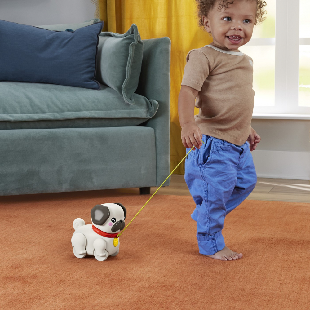 Fisher price jucarie de tras interactiva catel cu miscari si sunete, varsta de la 1 an la 3 ani [4]