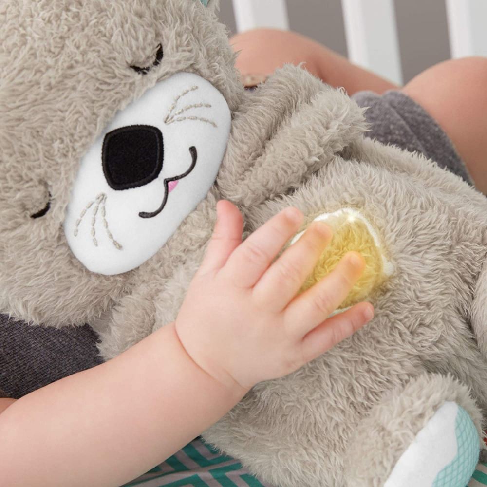 Fisher price jucarie respira cu bebelusul vidra, varsta de la 0 luni la 3 ani [5]