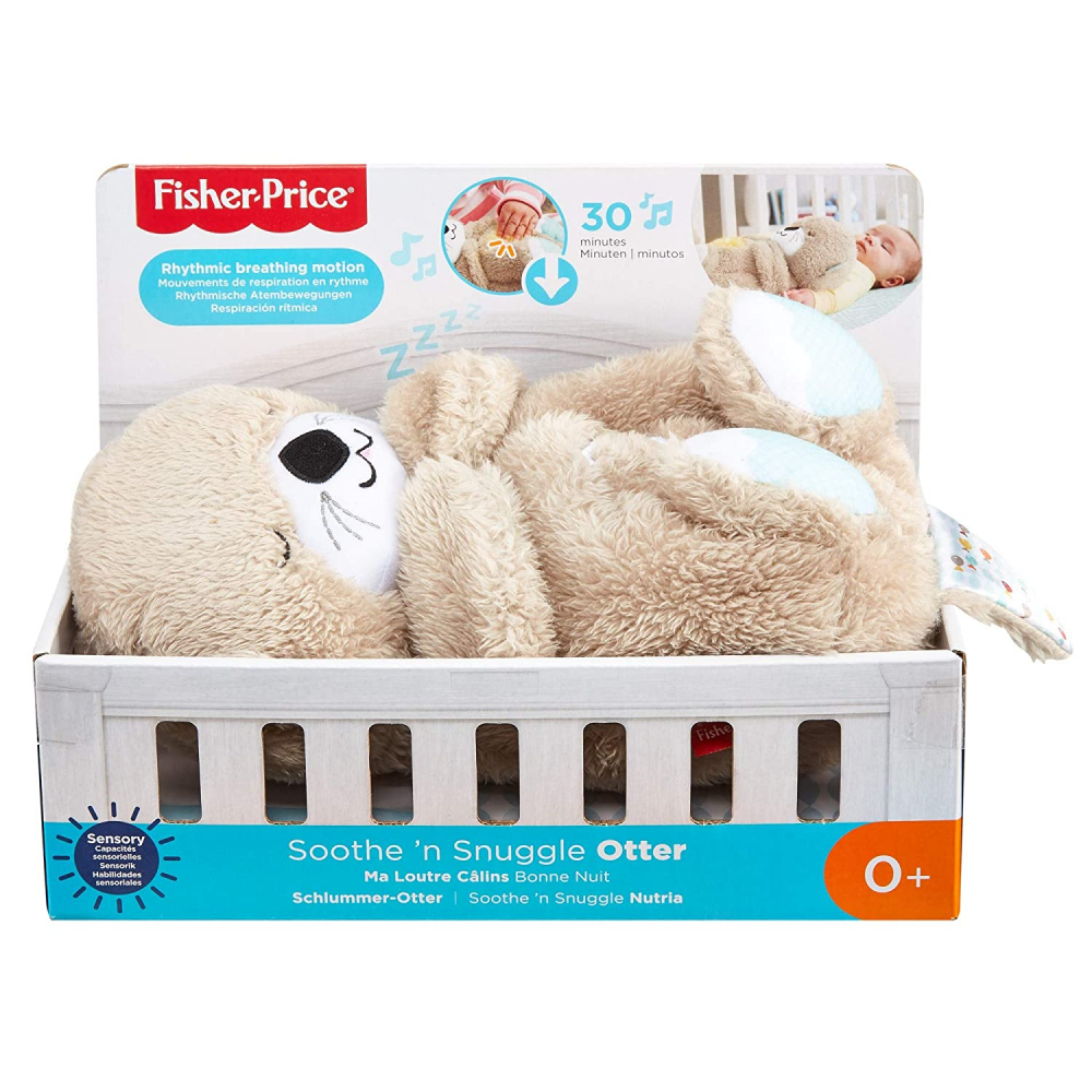 Fisher price jucarie respira cu bebelusul vidra, varsta de la 0 luni la 3 ani [1]