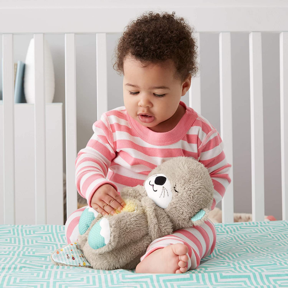 Fisher price jucarie respira cu bebelusul vidra, varsta de la 0 luni la 3 ani [3]