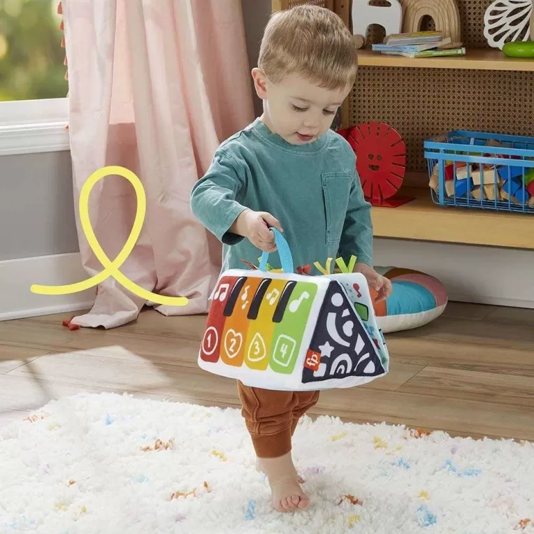 Fisher price kick&play pian moale, varsta de la 0 luni la 2 ani [5]