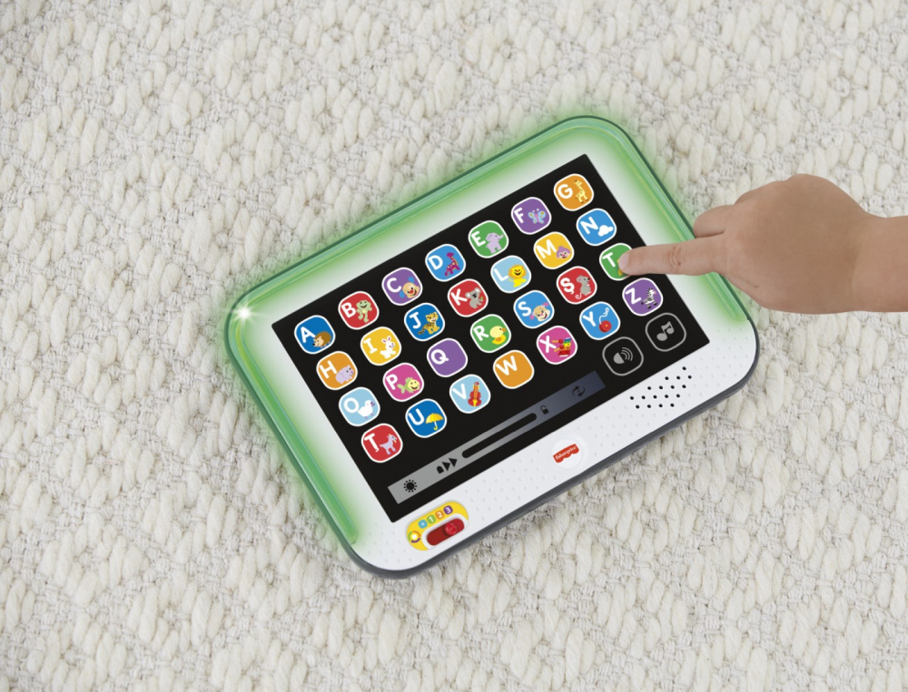 Fisher price laugh learn tableta smart cu 3 niveluri de dezvoltare limba romana, varsta de la 1 an la 3 ani [5]