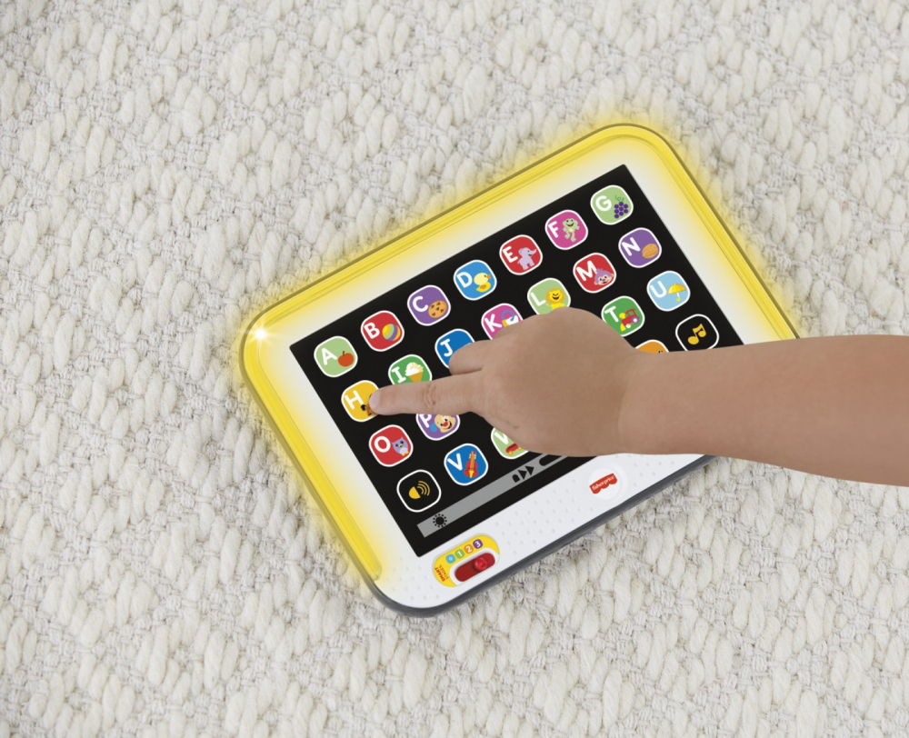 Fisher price laugh learn tableta smart cu 3 niveluri de dezvoltare limba romana, varsta de la 1 an la 3 ani [4]