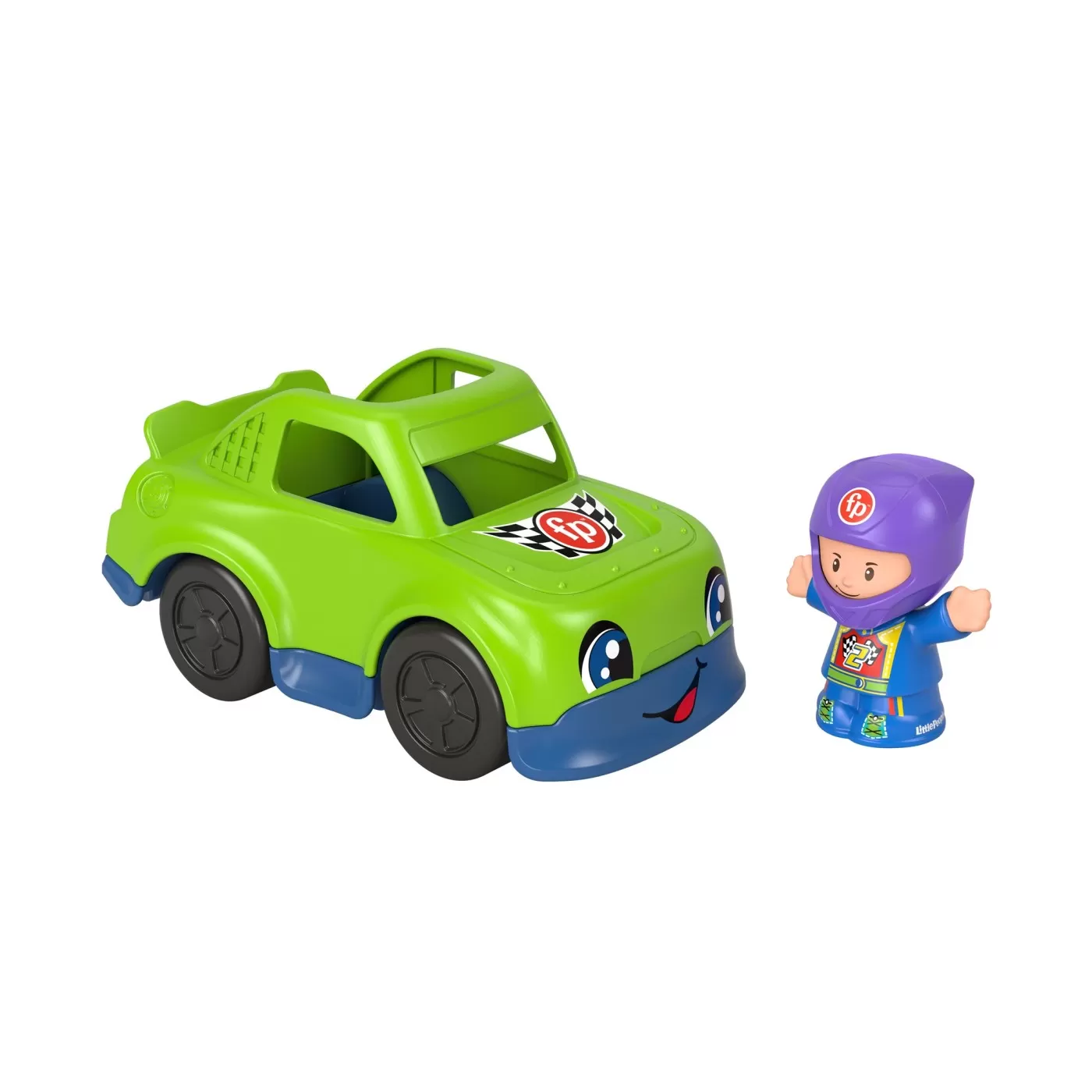 Fisher price little people vehicul race 10cm, varsta de la 1 an la 5 ani [3]
