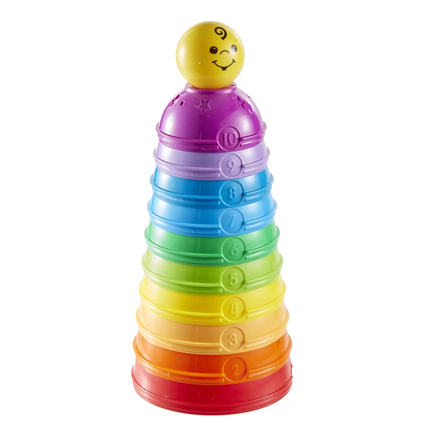 Jucarie de stivuit si sortat, Piramida cupelor, Fisher Price, varsta de la 6 luni la 3 ani [2]