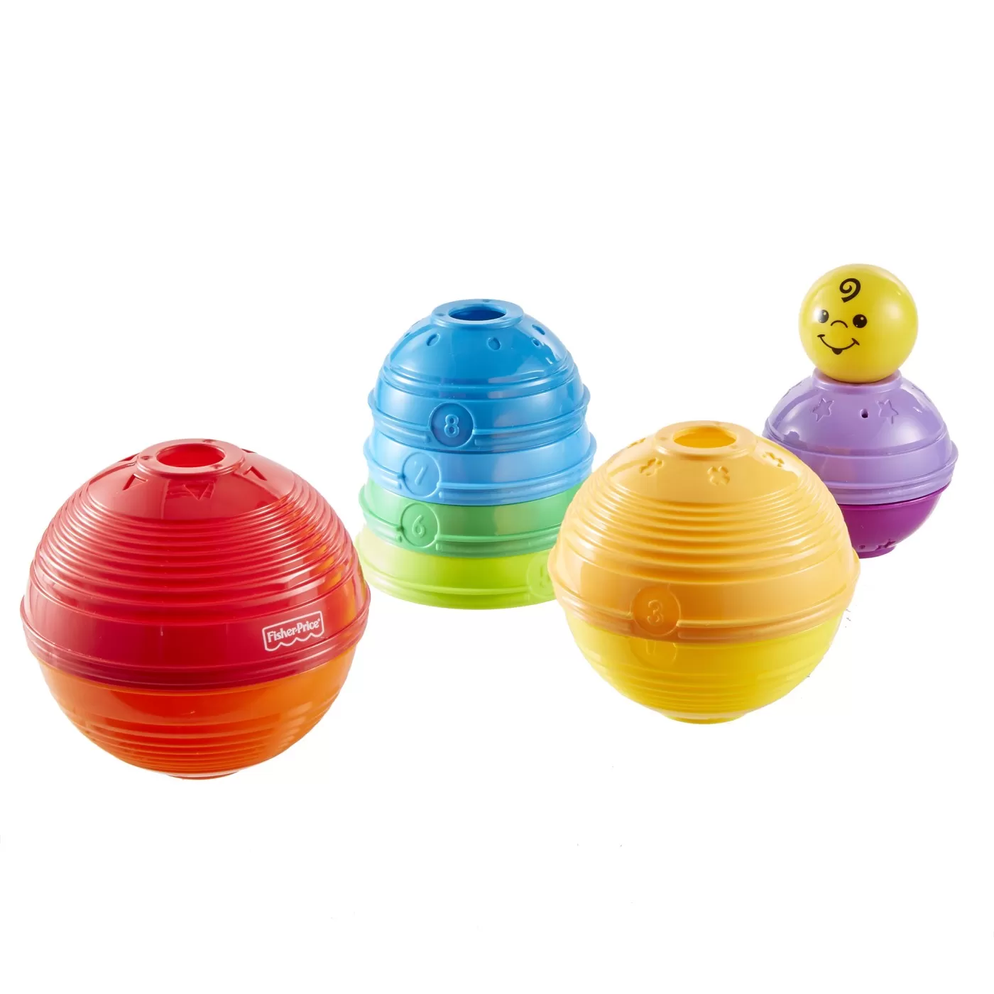 Jucarie de stivuit si sortat, Piramida cupelor, Fisher Price, varsta de la 6 luni la 3 ani [4]