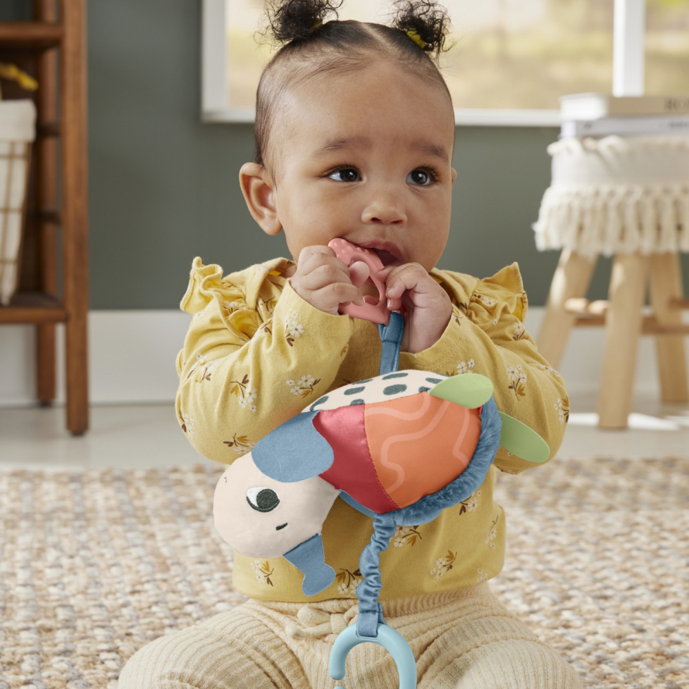 Fisher price planet friends jucarie de agatat broscuta testoasa, varsta de la 0 luni la 2 ani [3]