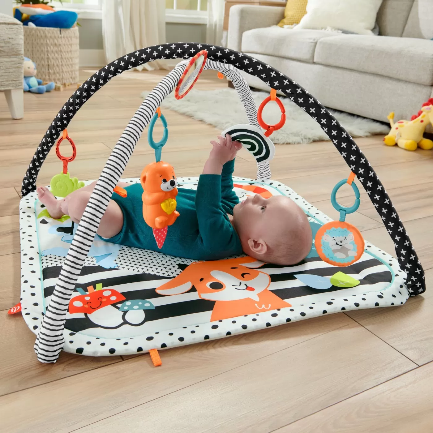Fisher price saltea muzicala 3 in 1 cu centru de activitati, varsta de la 0 luni la 2 ani [3]
