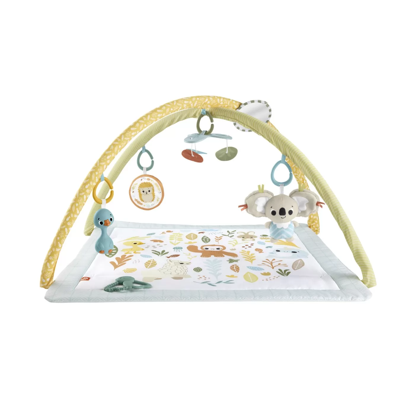 Saltea bebelusi, Covoras cu activitati si 6 jucarii senzoriale, Fisher Price, varsta de la 0 luni la 3 ani [3]