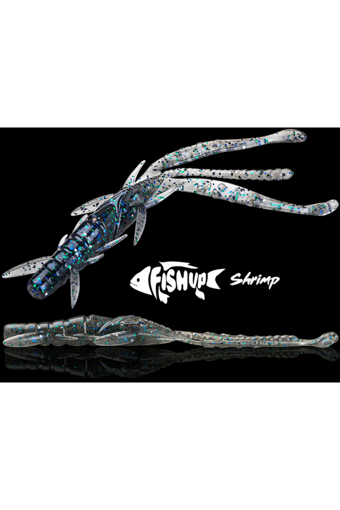 FishUp Shrimp 7.6cm #050 Green Pumpkin Brown Red and Purple 7.6cm #050 Green Pumpkin Brown Red and Purple [2]