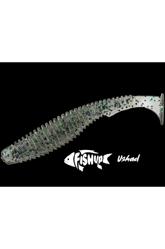 FishUp U-Shad 10.1cm #221 Violet Lime 10.1cm Violet Lime [3]