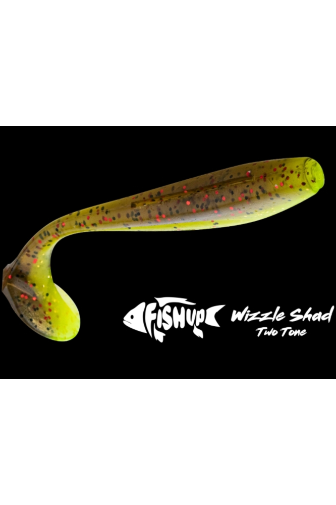 FishUp Wizzle Shad 5cm #074 Green Pumpkin Seed 5cm #074 Green Pumpkin Seed [3]