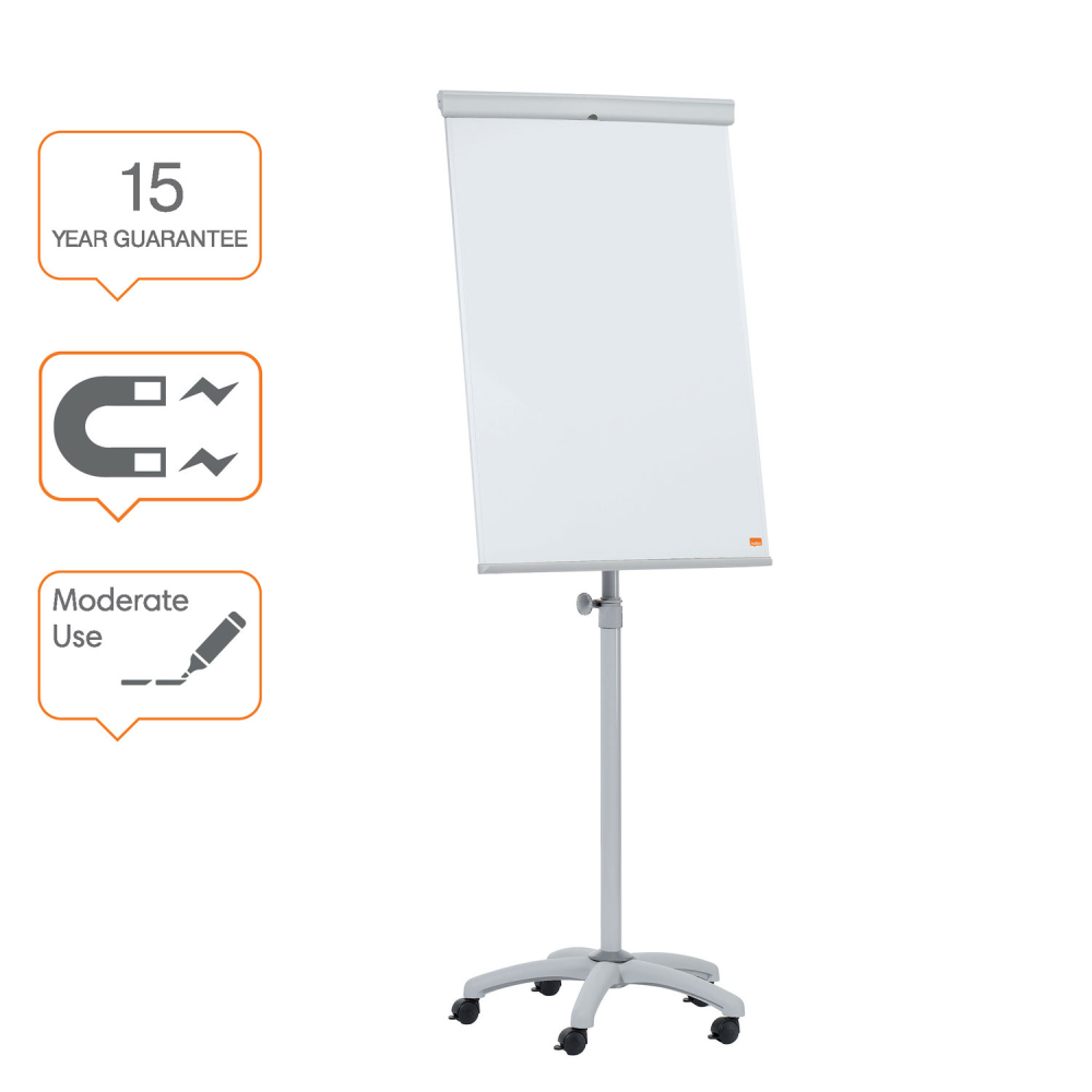 Flipchart magnetic mobil 68 x 100 essentials nobo [2]