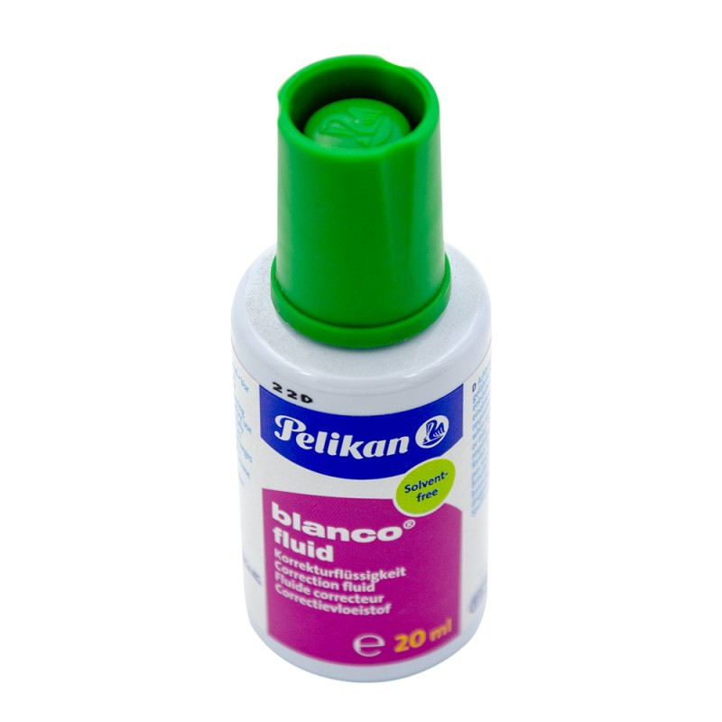 Fluid corector (pasta corectoare) Pelikan Blanco 338582, 20ml, pe baza de apa, cu pensula [2]