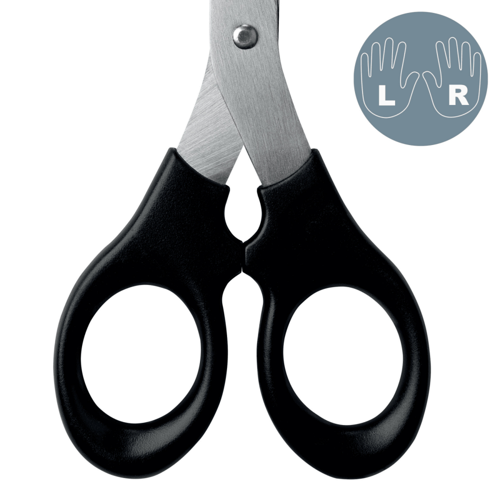 Foarfeca birou 16.5cm neagra otel inoxidabil leitz [4]