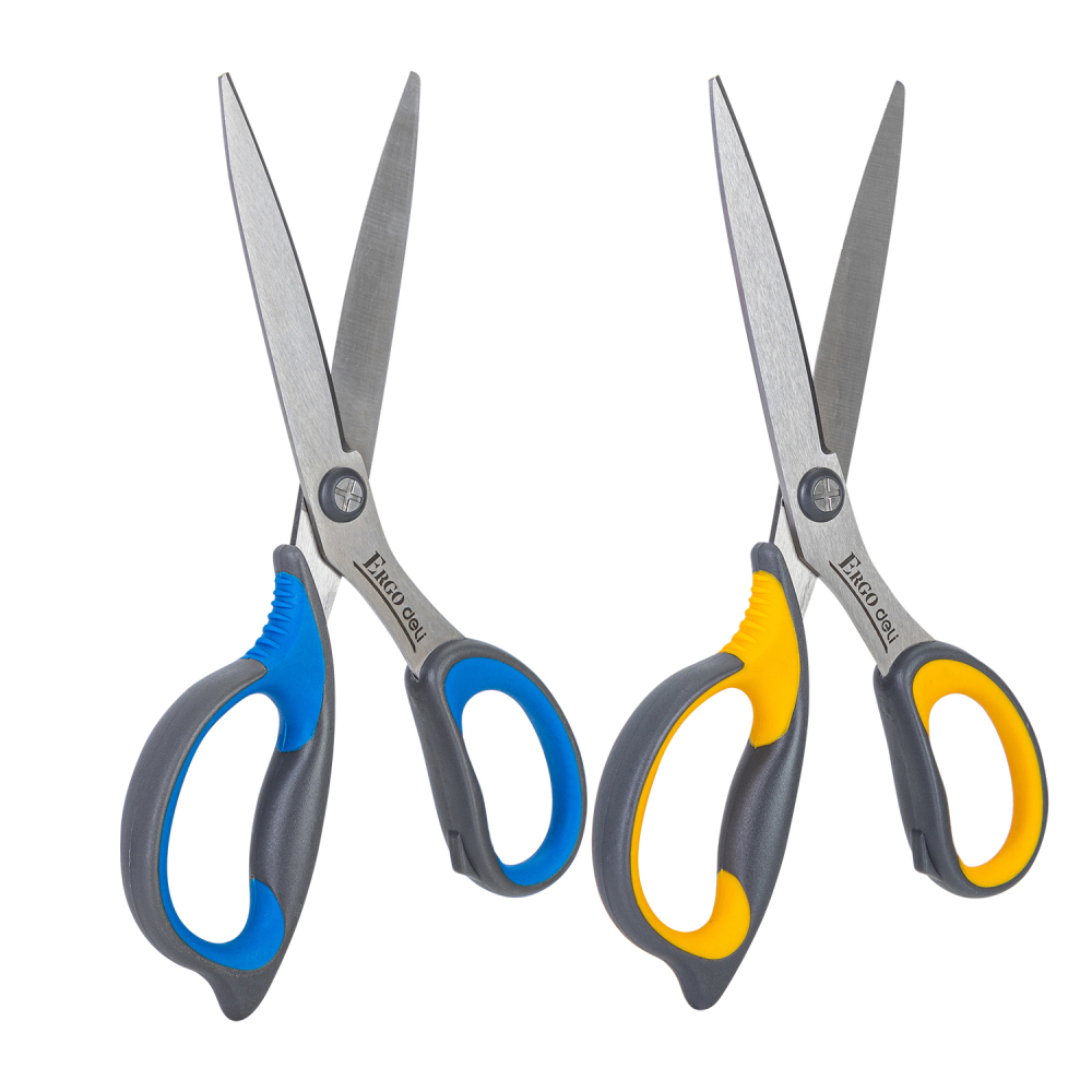Foarfeca birou 17cm cu grip deli [2]