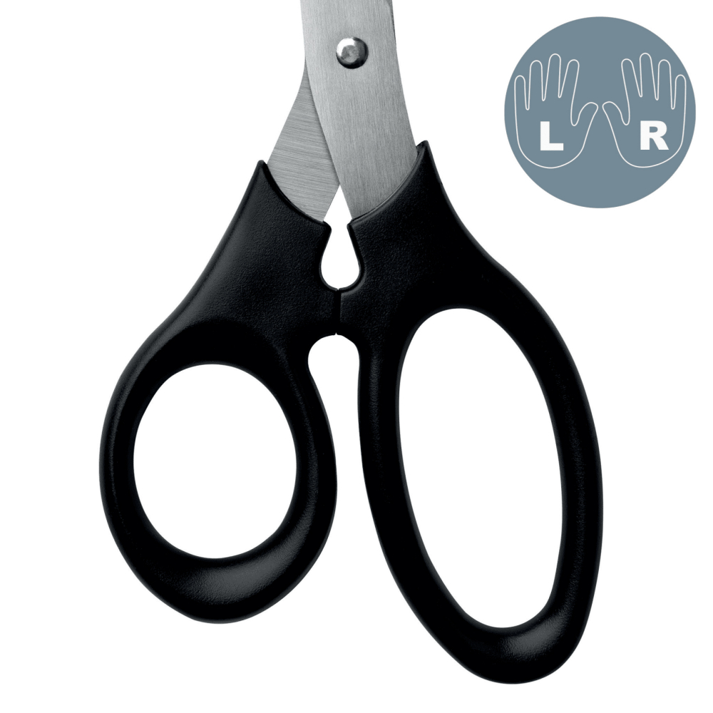 Foarfeca birou 18.5cm neagra otel inoxidabil leitz [4]