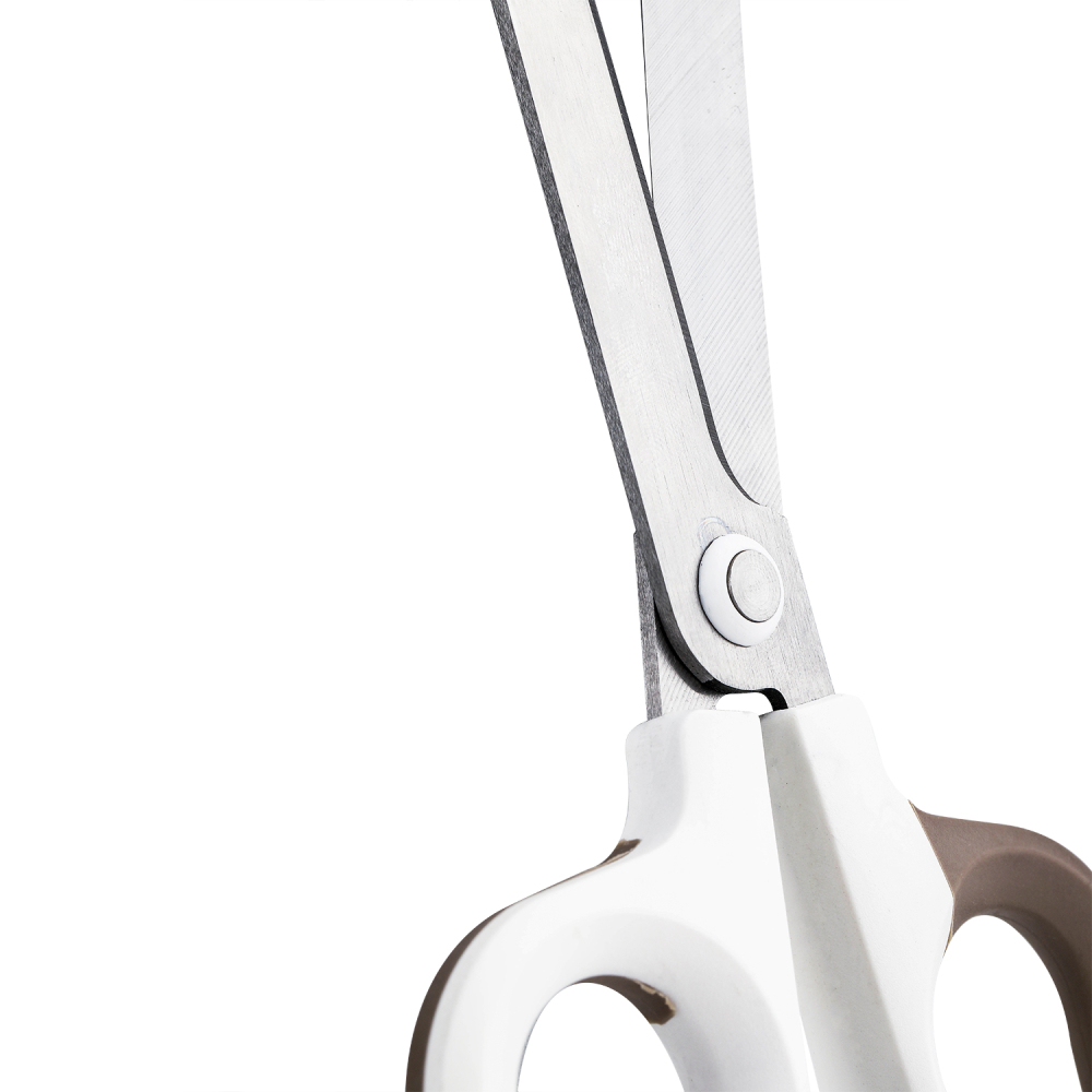 Foarfeca birou 18cm bicolora alb-crem nusign deli [3]