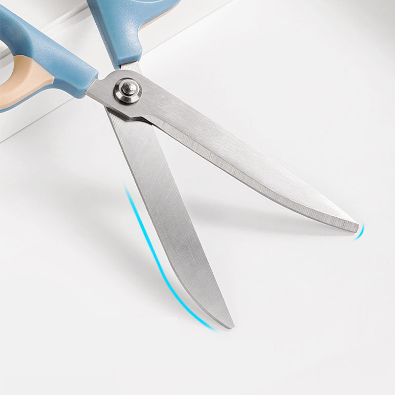 Foarfeca birou 18cm bicolora bleu-crem nusign deli [4]