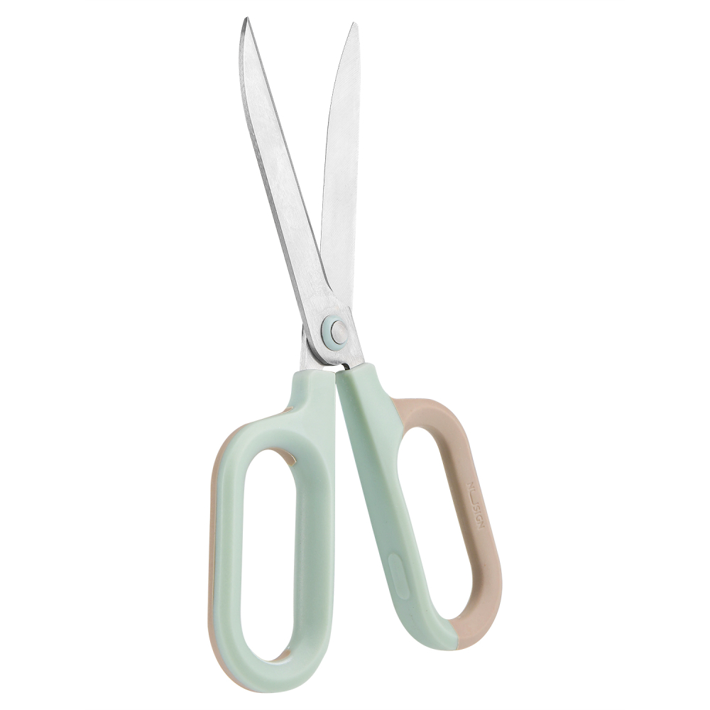 Foarfeca birou 18cm bicolora vernil-crem nusign deli [5]