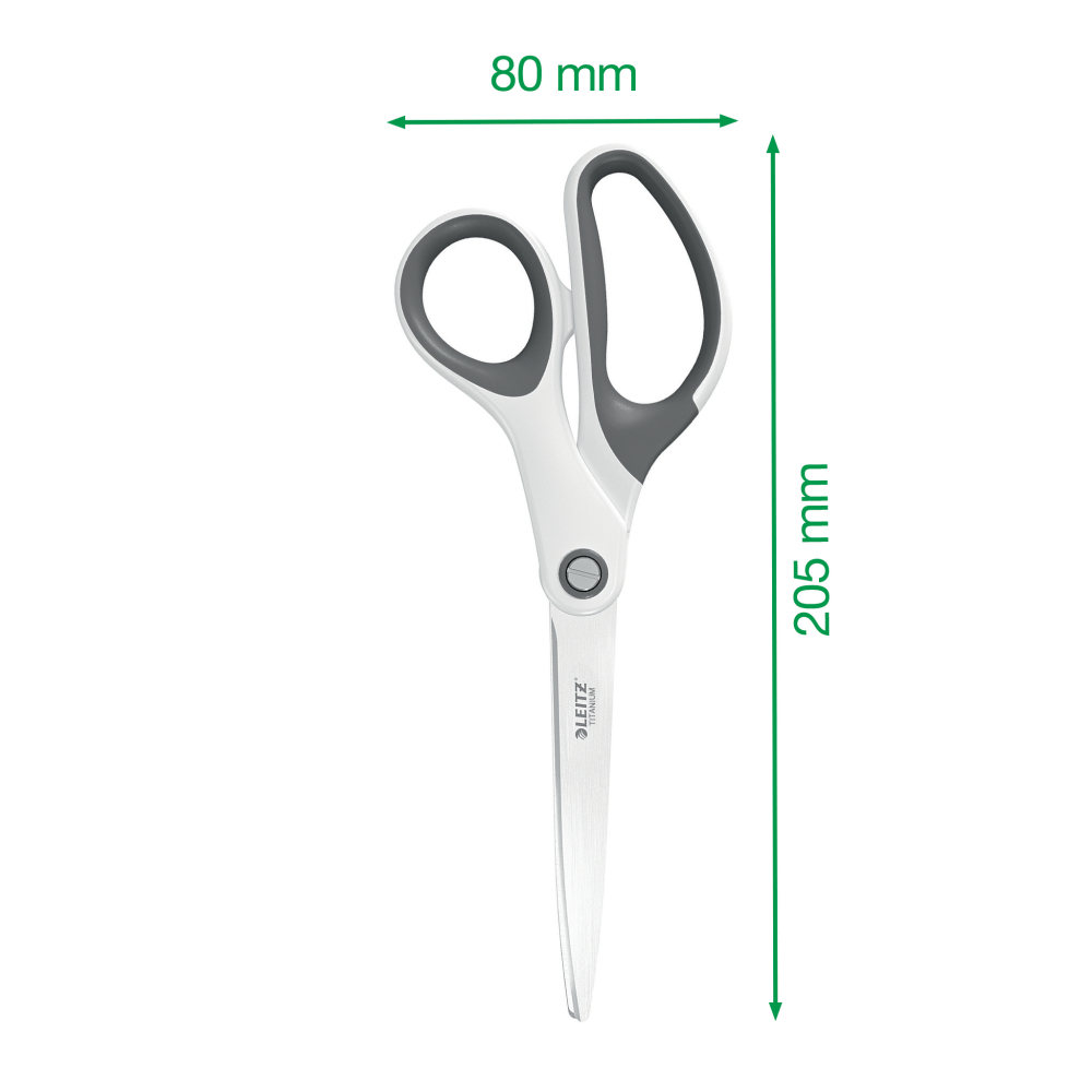 Foarfeca birou 20.5 cm rosie wow titanium leitz [4]