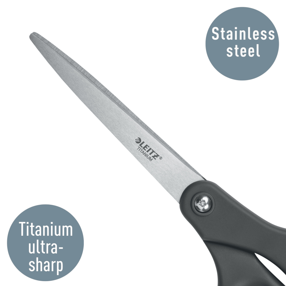 Foarfeca birou 20.5cm gri titanium leitz [3]