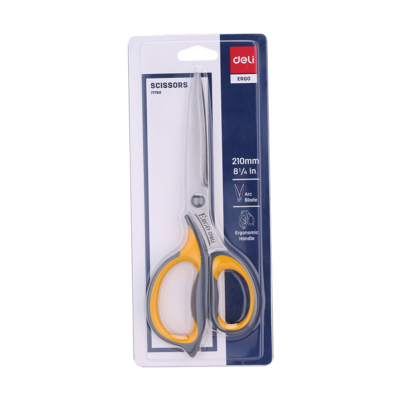 Foarfeca birou 21cm cu grip deli [4]