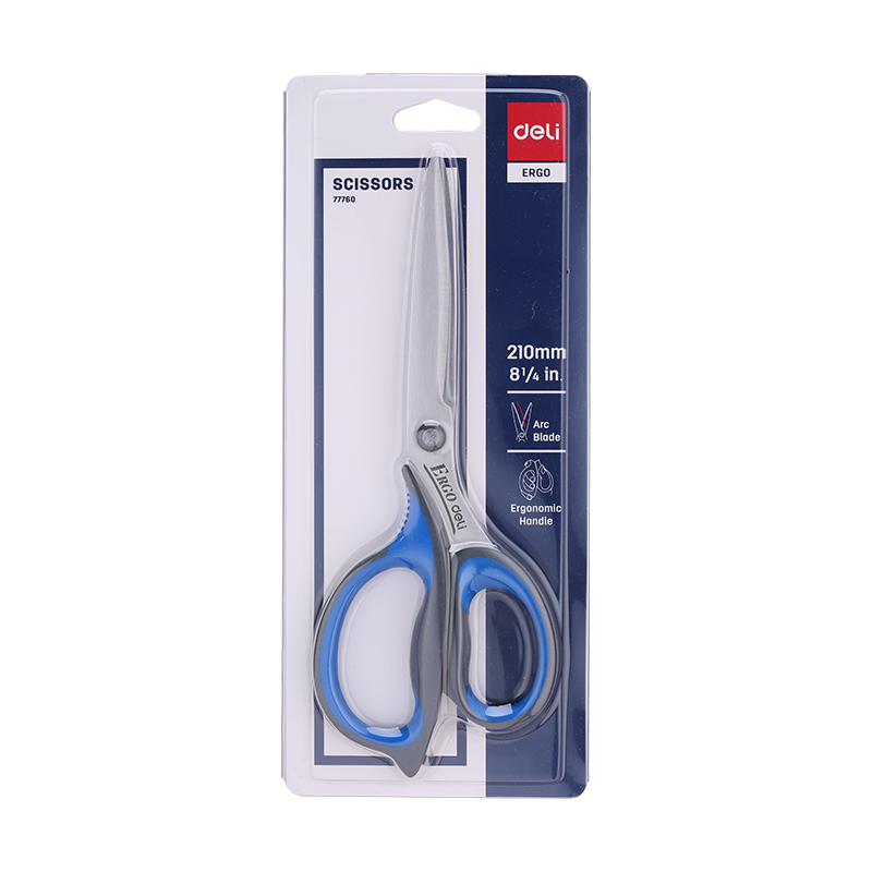 Foarfeca birou 21cm cu grip deli [5]