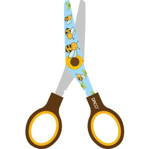 Foarfeca gradinita blister 13cm ff202 daco [1]
