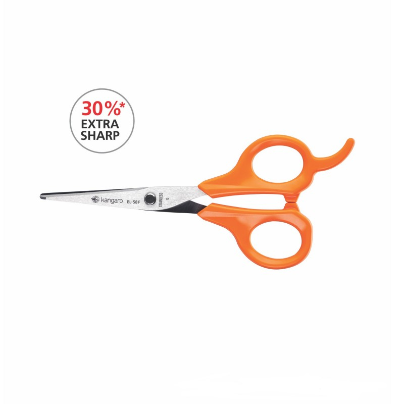 Foarfeca Kangaro Elegance EL-58F/Y, 14.8cm, lama inox, blister [4]