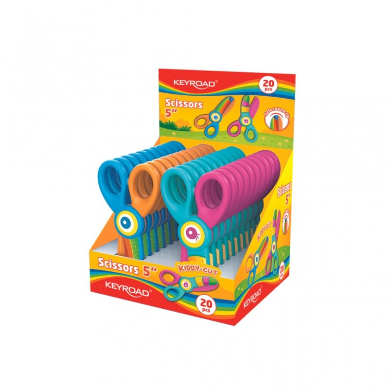 Foarfeca Keyroad Kiddy-Cut KR972812, 12.5cm, plastic, multicolora [3]