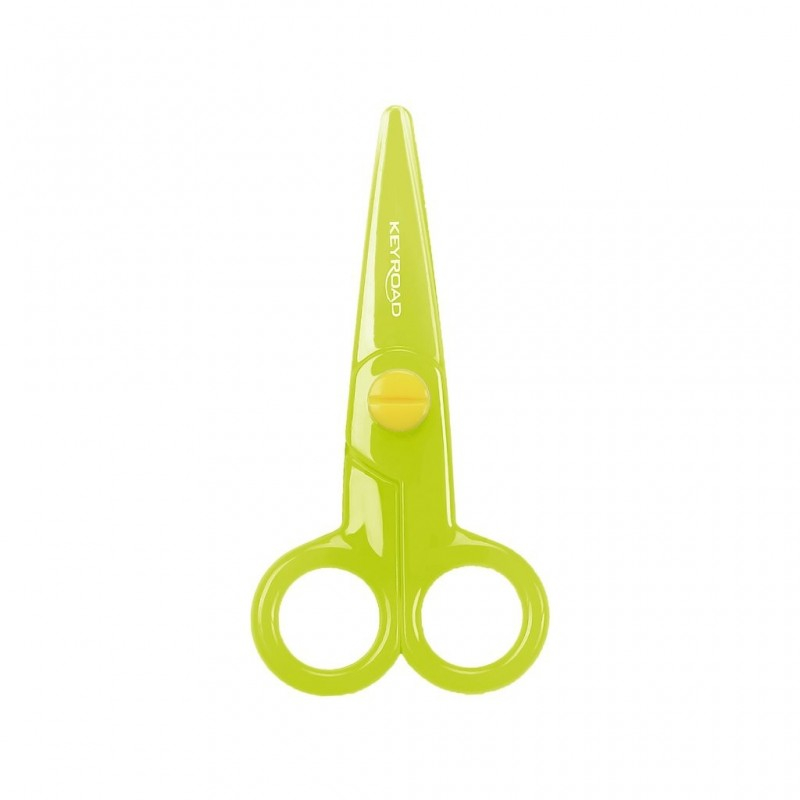 Foarfeca Keyroad Kids KR970962, 13.0cm, plastic, prescolari, diverse culori, blister [2]