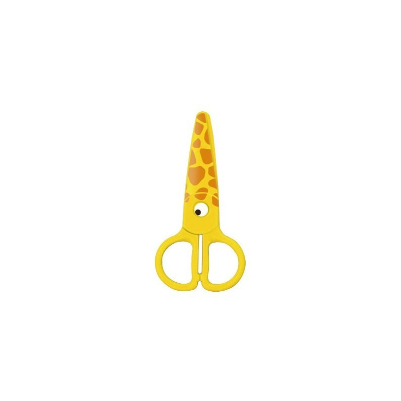 Foarfeca Keyroad Kids Pro KR971402, 13.0cm, plastic, prescolari, girafa, blister [4]