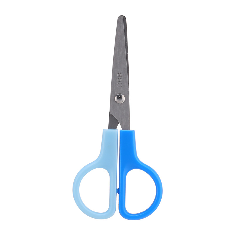 Foarfeca scolara 12cm cu protectie plastic deli [3]