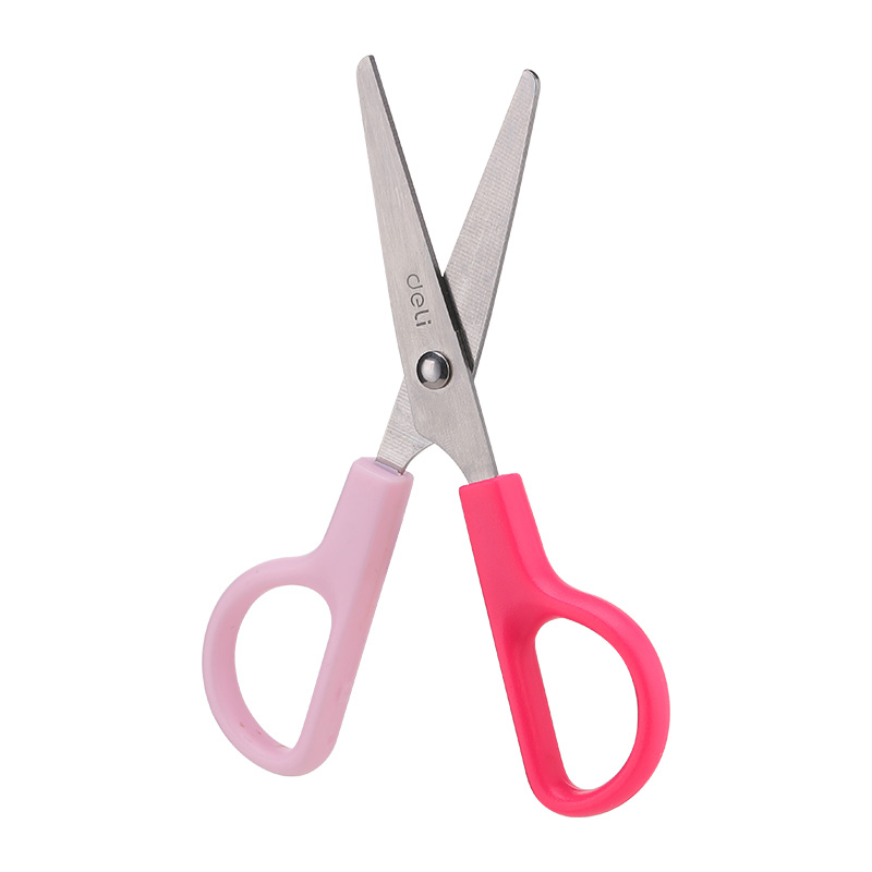 Foarfeca scolara 12cm cu protectie plastic deli [5]