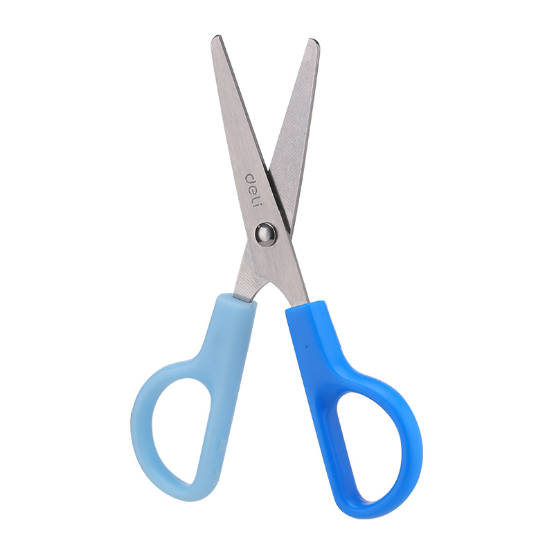 Foarfeca scolara 12cm cu protectie plastic deli [2]