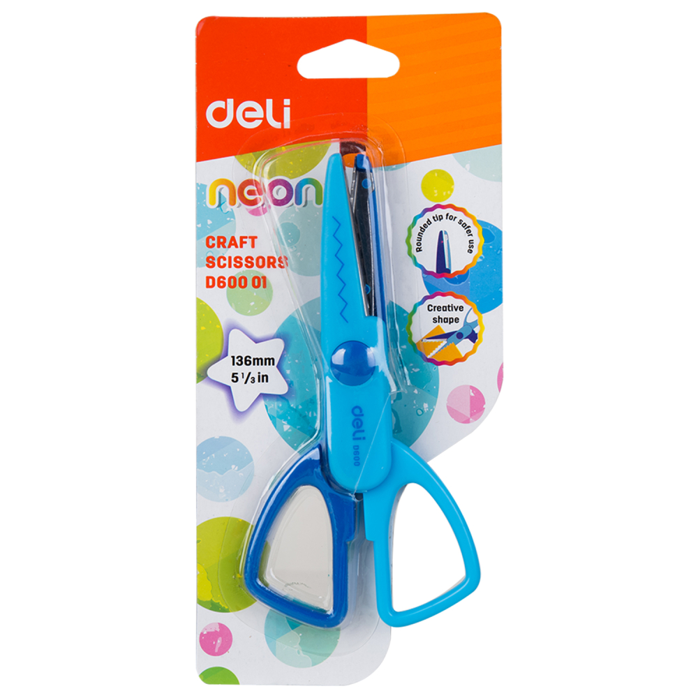 Foarfeca scolara crafting 13.5cm deli [5]