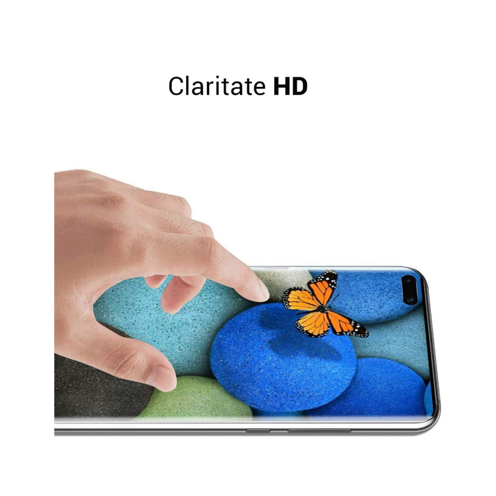 Folie Huawei P40 Pro / P40 Pro Plus Lemontti Sticla Curbata 3D Black [3]