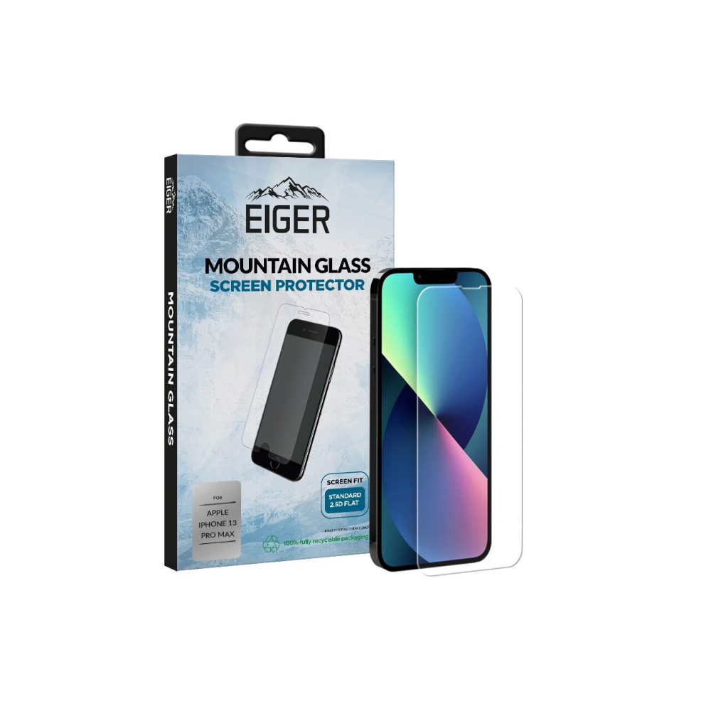Folie iPhone 13 Pro Max Eiger Sticla Temperata Clear [5]