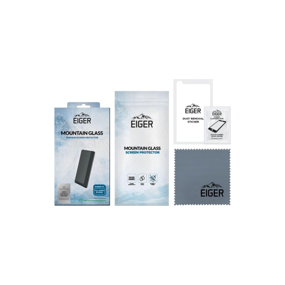 Folie iPhone 14 Pro Max Eiger Sticla 3D Mountain Glass Clear [3]