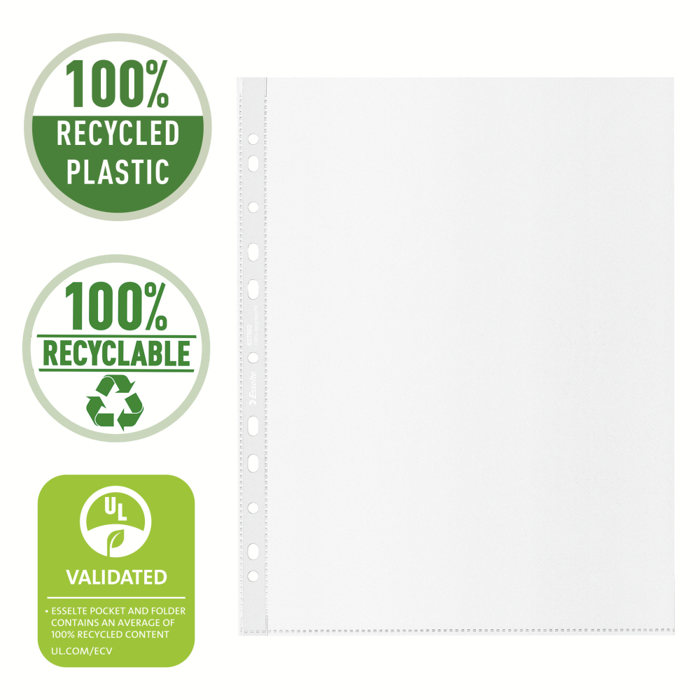 Folie protectie a4 maxi 70 microni 50/cutie recycled esselte [2]