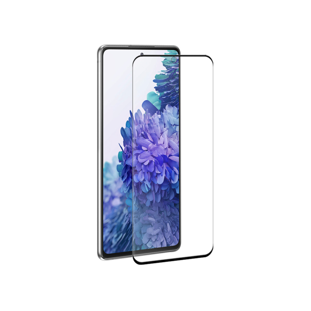 Folie Samsung Galaxy S20 FE / S20 FE 5G Eiger Sticla 3D Ultra + Case Friendly Clear Black [4]
