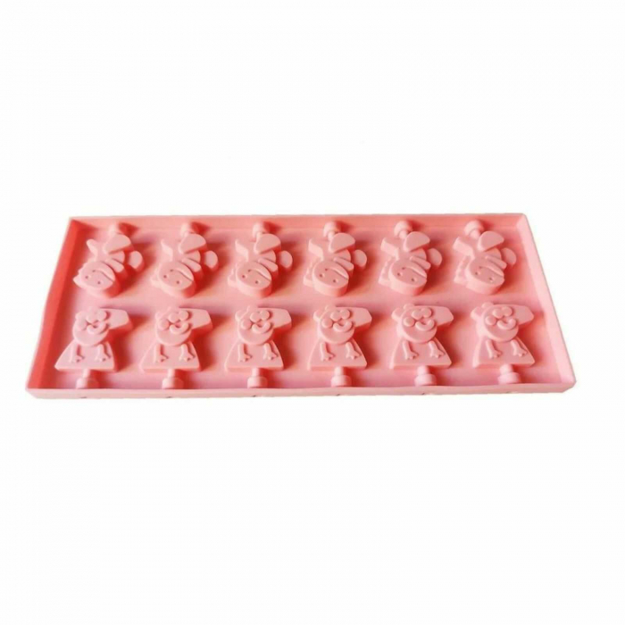 Forme de silicon pentru acadele, Peppa Pig si Dino - Micostore.ro [8]