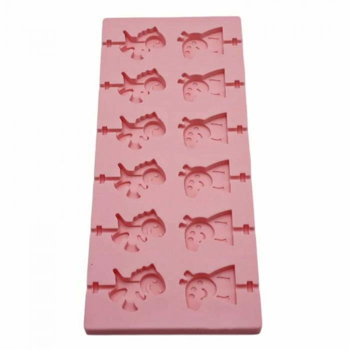 Forme de silicon pentru acadele, Peppa Pig si Dino - Micostore.ro [6]
