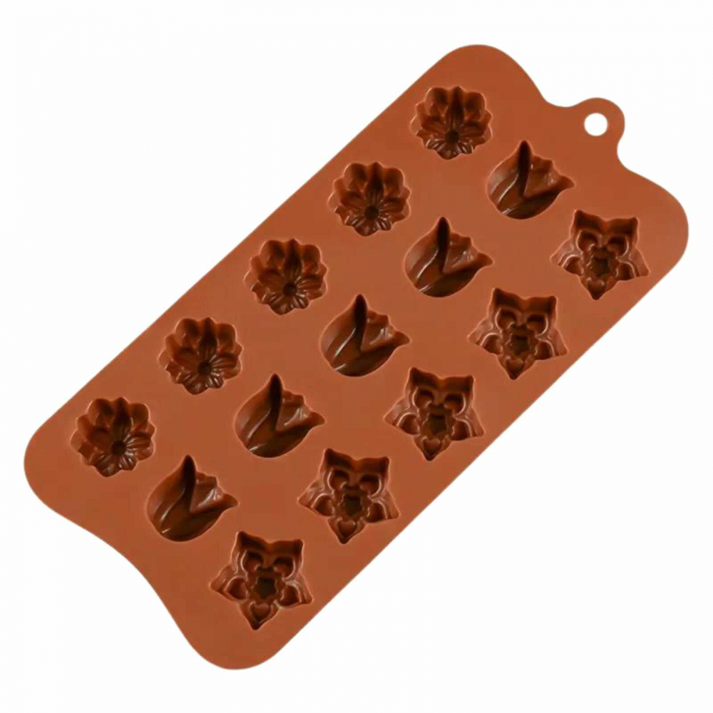 Forma ciocolata din silicon, Flori - Micostore.ro [8]