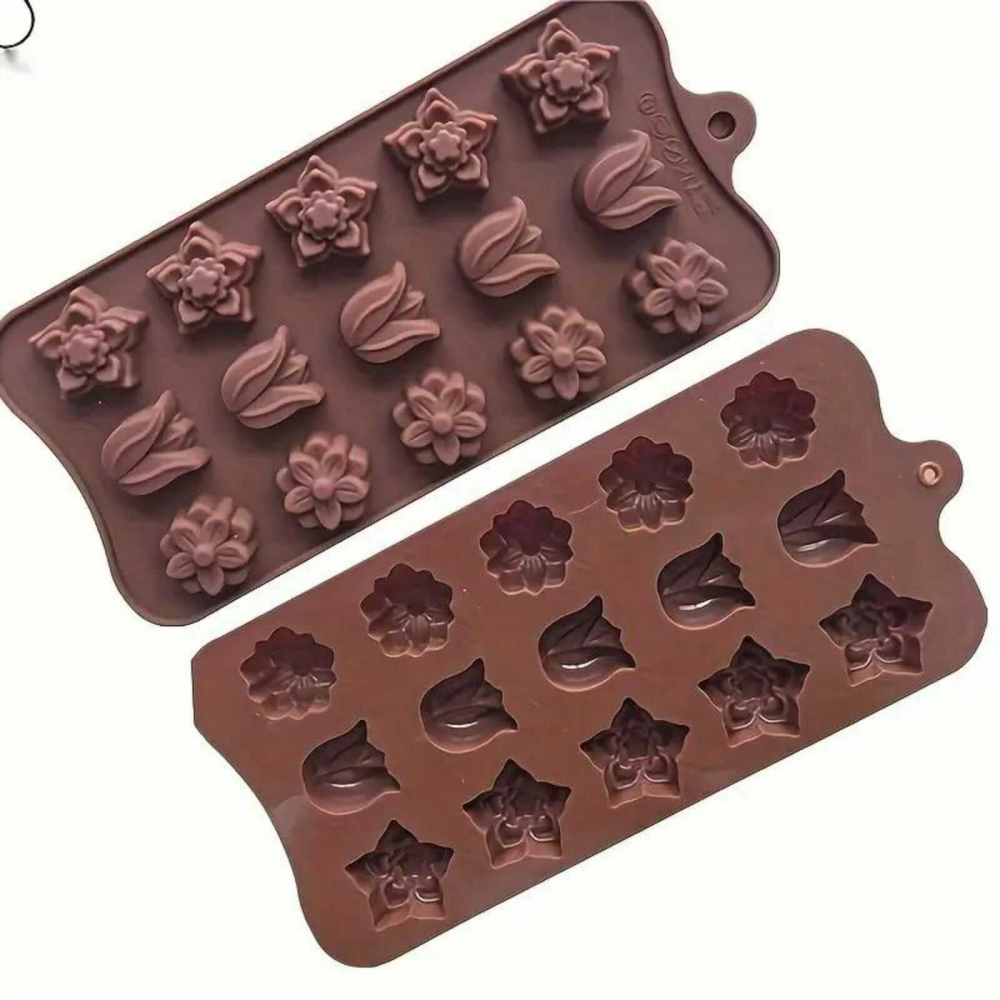 Forma ciocolata din silicon, Flori - Micostore.ro [7]