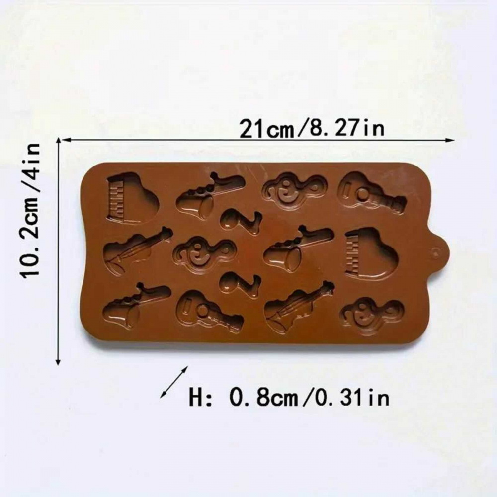 Forma ciocolata din silicon, Instrumente Muzicale - Micostore.ro [4]